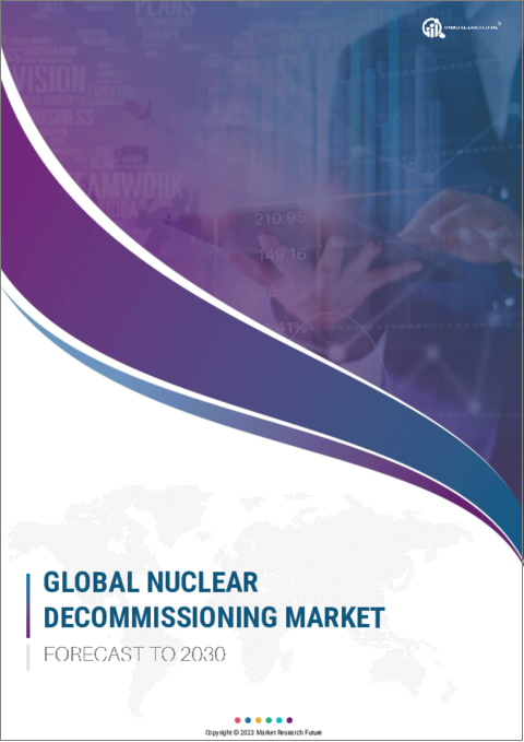表紙：原子力廃炉の世界市場の予測（～2030年）