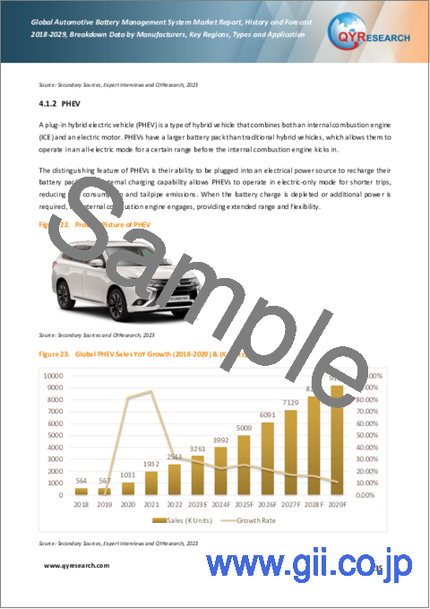 サンプル2：自動車バッテリー管理システムの世界市場：2018-2029年