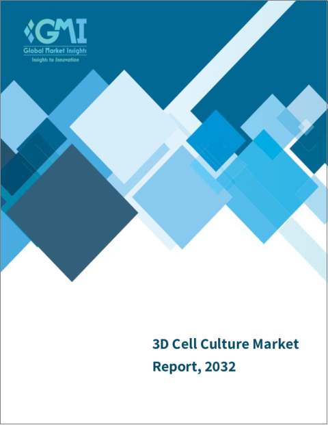 表紙：3D細胞培養市場- タイプ別（スキャフォールドベース3D細胞培養、スキャフォールドフリー3D細胞培養、バイオリアクター、マイクロ流体3D細胞培養）、用途別（がん、幹細胞調査、創薬・毒性試験）、最終用途＆予測：2032年