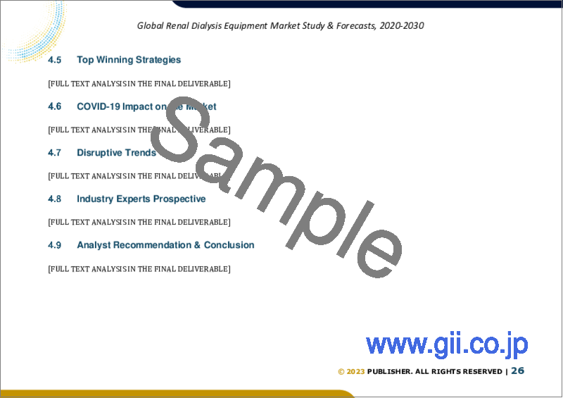 サンプル2：腎透析装置の世界市場規模調査＆予測：製品タイプ別、用途別、エンドユーザー別、地域別分析、2022-2029年