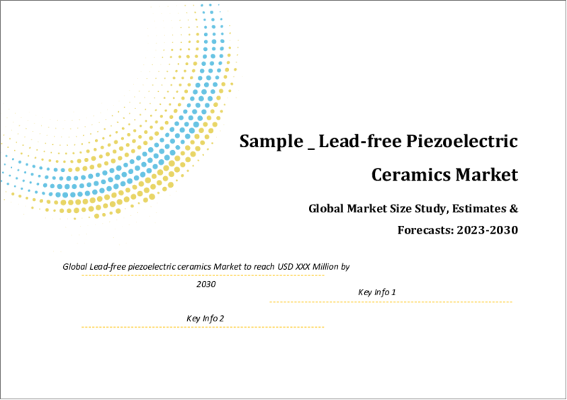 表紙：無鉛圧電セラミックスの世界市場規模調査＆予測、製品別、用途別、地域別分析、2022-2029年