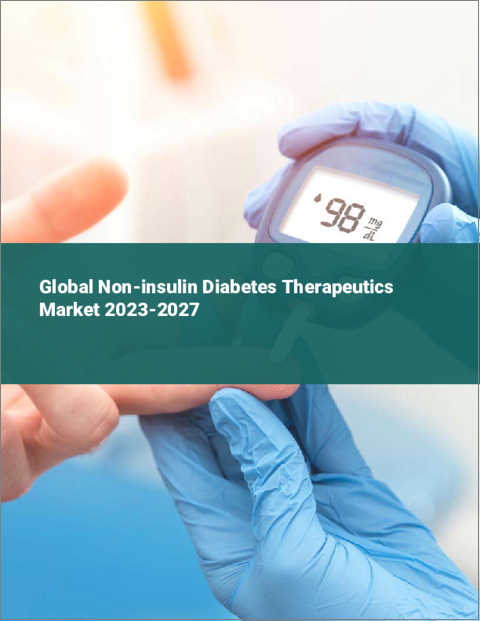 表紙：非インシュリン糖尿病治療薬の世界市場 2023-2027