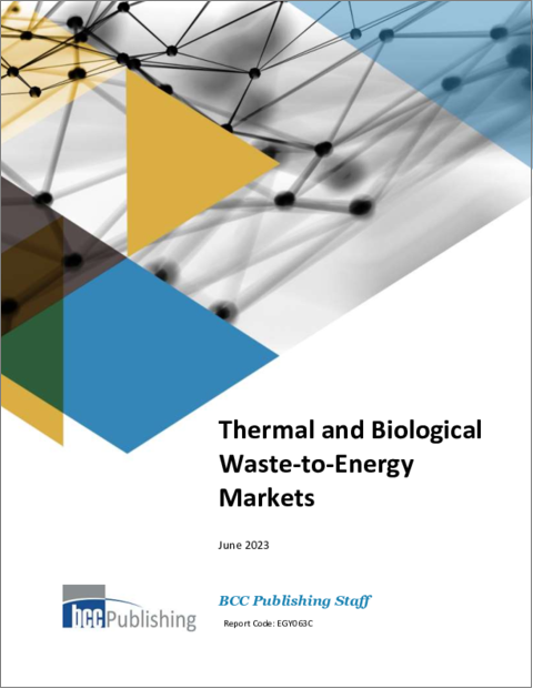 表紙：熱および生物学的WTE (廃棄物からのエネルギー回収) の世界市場
