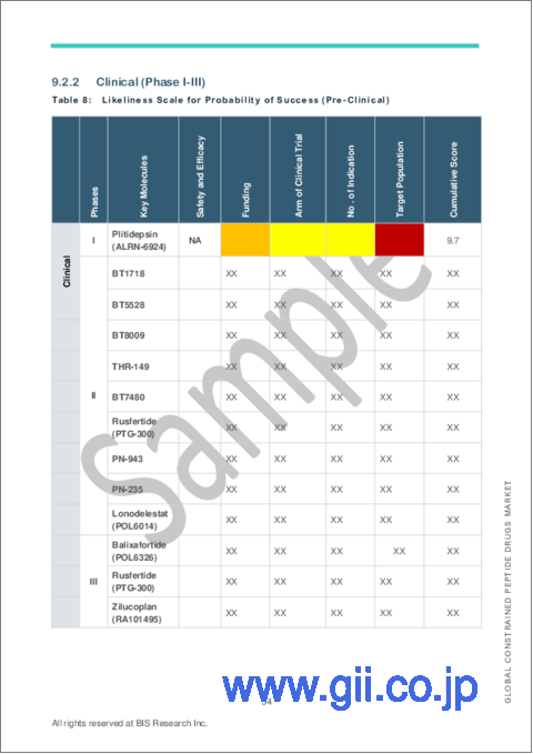 サンプル2：拘束性ペプチド薬市場 - 世界および地域別分析：ペプチドタイプ別、製品別、地域別 - 分析と予測（2024年～2040年）