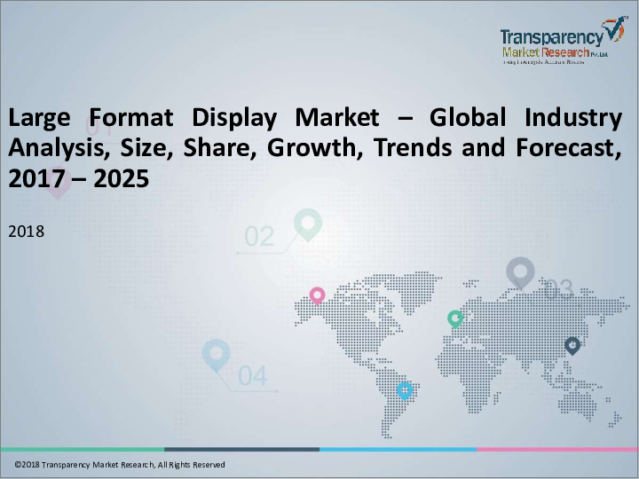 表紙：大型ディスプレイ市場：世界の業界分析、規模、シェア、成長、動向、予測、2023～2031年