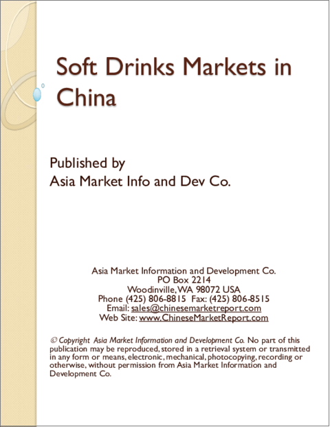 表紙：中国の清涼飲料水市場