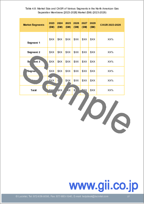 サンプル2：ガス分離膜市場：動向、機会、競合分析【2023-2028年】