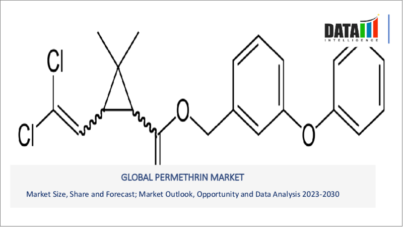表紙：ペルメトリンの世界市場-2023-2030