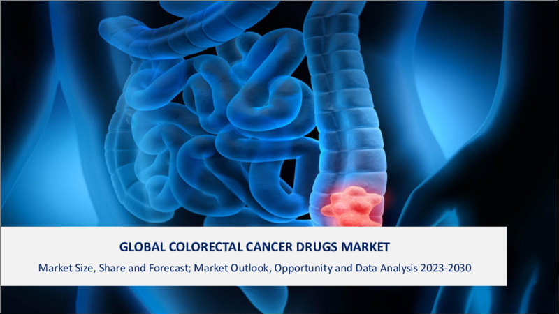 表紙：大腸がん治療薬の世界市場-2023-2030