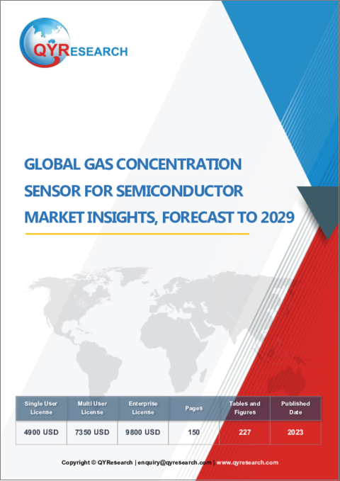 表紙：半導体用ガス濃度センサーの世界市場：～2029年