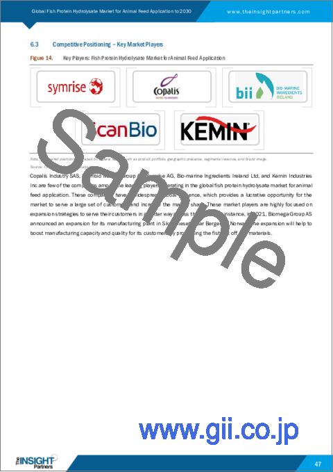 サンプル2：動物飼料用魚タンパク加水分解物市場の2030年までの予測-形態別、用途別の世界分析