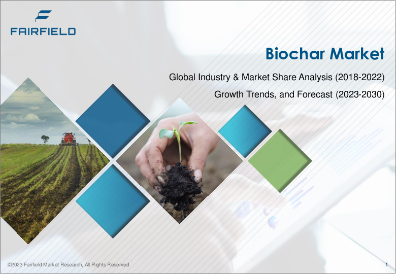 表紙：バイオ炭の世界市場 - 産業分析、規模、シェア、成長、動向、予測（2023年～2030年）