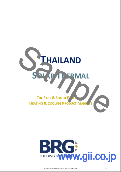サンプル1：タイの冷暖房市場：2023年
