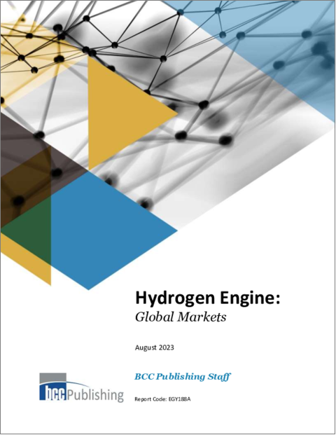 表紙：水素エンジンの世界市場