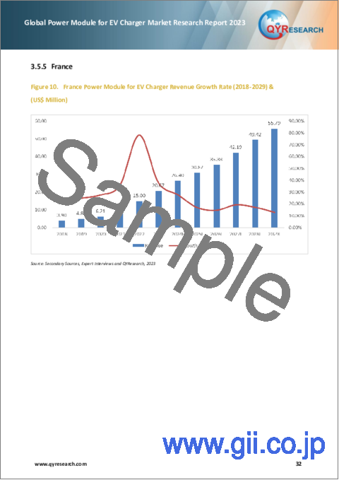 サンプル2：EV充電器用パワーモジュールの世界市場：2023年