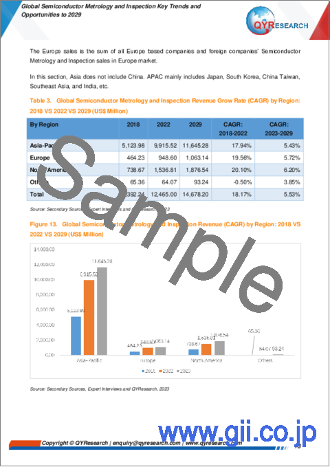 サンプル1：半導体計測・検査の世界市場 - 主要動向と機会（～2029年）