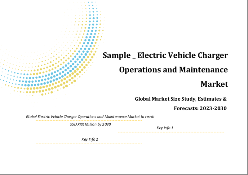 表紙：電気自動車用充電器運用・保守サービスの世界市場規模調査・予測：設置別、充電器タイプ別、最終用途別、地域別分析、2023-2030年
