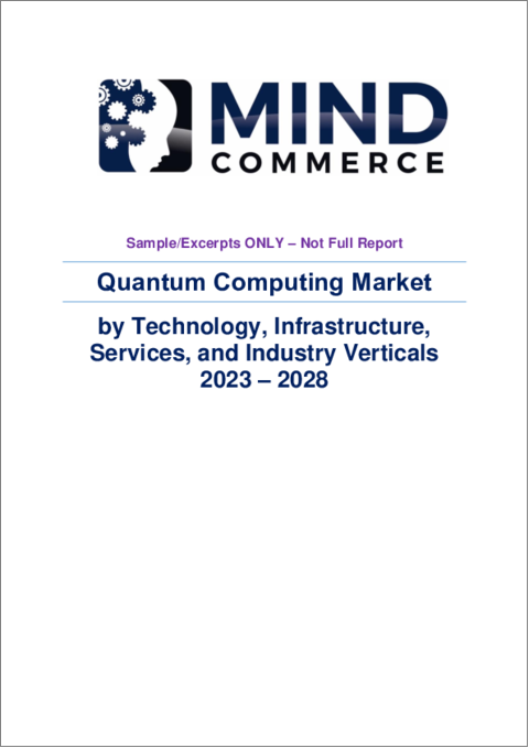 表紙：量子コンピューティングの世界市場：技術別、インフラ別、サービス別、業界別（2023年～2028年）