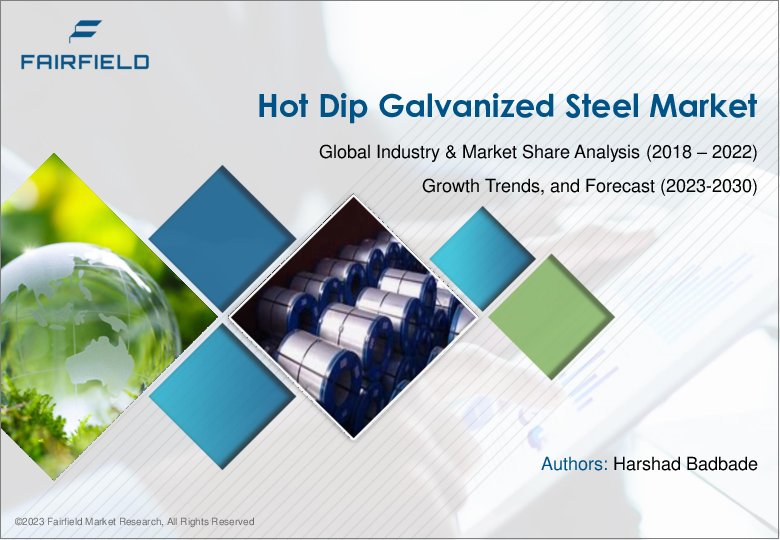 表紙：溶融亜鉛メッキ鋼板の世界市場- 業界分析、規模、シェア、成長、動向、予測（2023年～2030年）- タイプ別、最終製品別、業界別、地域別