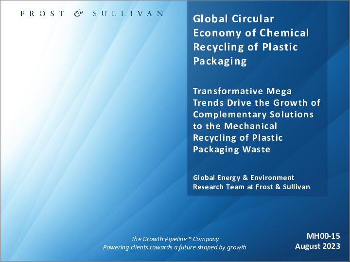 表紙：世界のプラスチック包装のケミカルリサイクルによる循環型経済