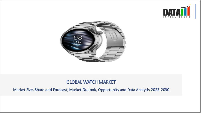 表紙：腕時計の世界市場-2023年～2030年