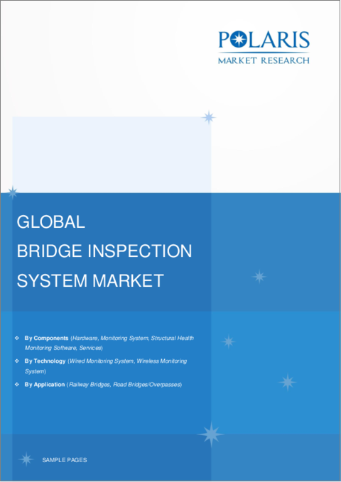 表紙：橋梁点検システム市場、シェア、市場規模、動向、産業分析レポート：コンポーネント別、技術別、用途別、地域別、セグメント別予測、2023年～2032年