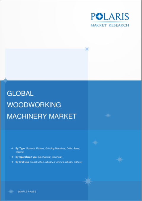 表紙：木工機械市場、シェア、規模、動向、産業分析レポート：製品タイプ別、動作原理別、用途別、地域別、セグメント別＆予測、2023年～2032年