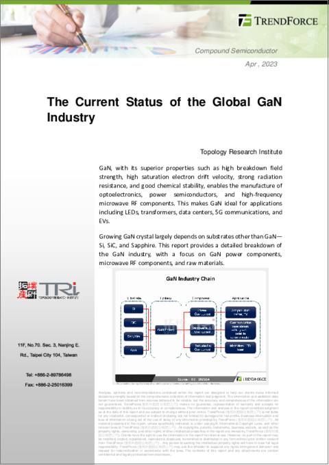 表紙：世界のGaN産業の現状