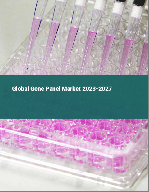 表紙：遺伝子パネルの世界市場 2023-2027