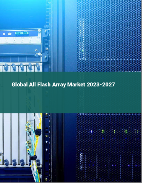 表紙：オールフラッシュアレイの世界市場 2023-2027