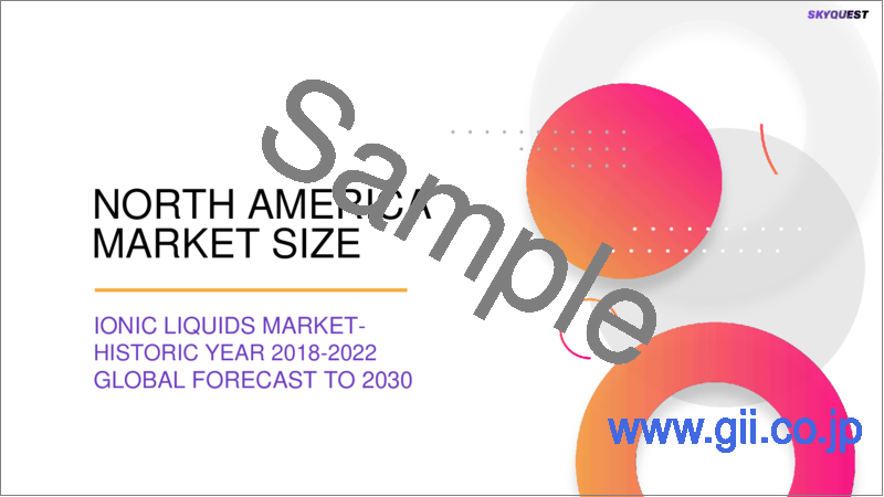 サンプル2：イオン液体の世界市場 - 市場規模、シェア、成長分析：タイプ別（イミダゾリウム、ピリジニウム）、エンドユーザー別（溶媒、触媒） - 業界予測（2023年～2030年）