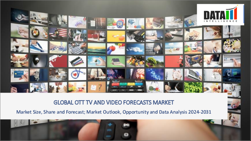 表紙：世界のOTTテレビ・ビデオ予測市場-2023年～2030年