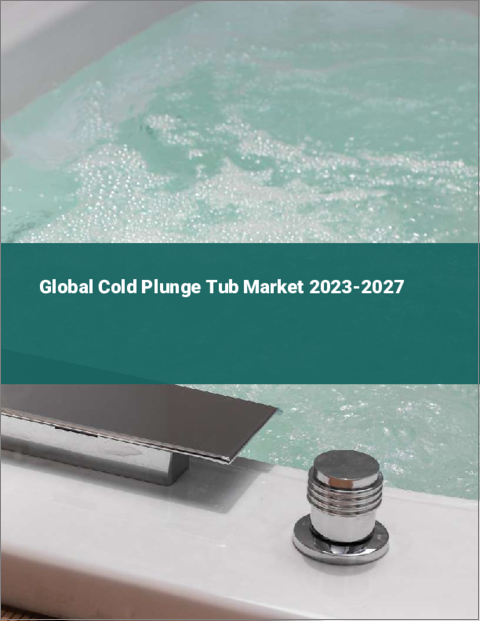 表紙：コールドプランジタブの世界市場 2023-2027