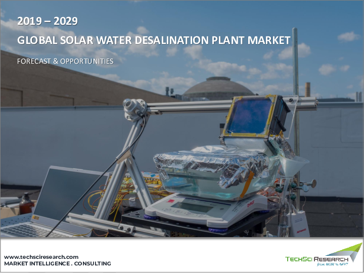 表紙：太陽熱淡水化プラント市場- 世界の産業規模、シェア、動向、機会、予測、2018-2028年