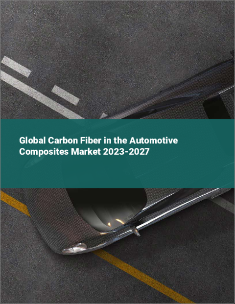 表紙：自動車用複合材料における炭素繊維の世界市場 2023-2027