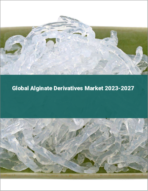 表紙：アルギン酸誘導体の世界市場 2023-2027