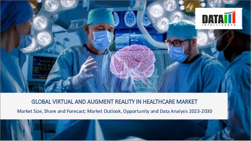 表紙：医療向け仮想現実・拡張現実の世界市場-2023年～2030年