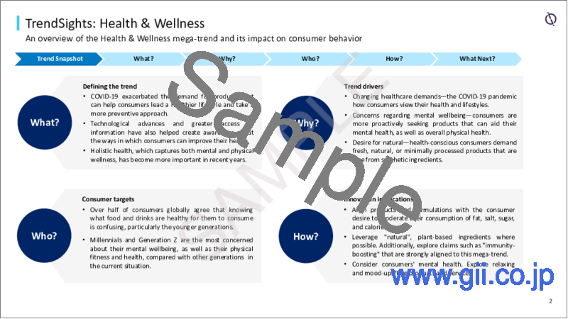 サンプル2：ヘルス・ウェルネス- 消費者動向分析、2023年