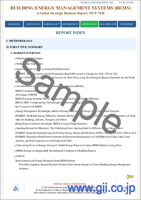 サンプル2：ビルエネルギー管理システム（BEMS）の世界市場