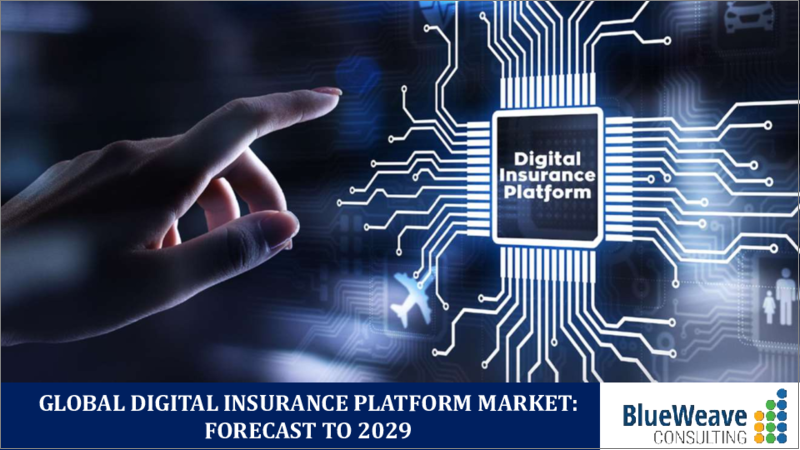 表紙：デジタル保険プラットフォーム市場- 世界の市場規模、シェア、動向分析、機会、予測レポート、2019-2029年