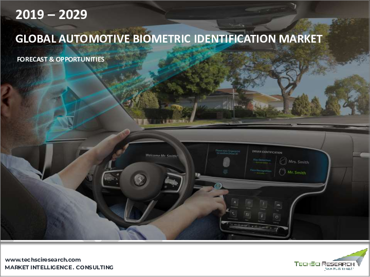 表紙：自動車用生体認証市場- 世界の産業規模、シェア、動向、機会、予測、2018-2028年