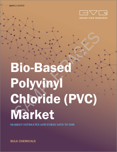 表紙：バイオベースポリ塩化ビニル（PVC）の市場規模、シェア、動向分析レポート：製品別、用途別、地域別、セグメント予測、2023年～2030年