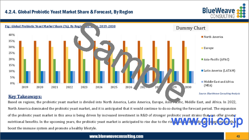 サンプル1：プロバイオティクス酵母市場- 世界の規模、シェア、動向分析、機会、予測レポート、2019-2029年