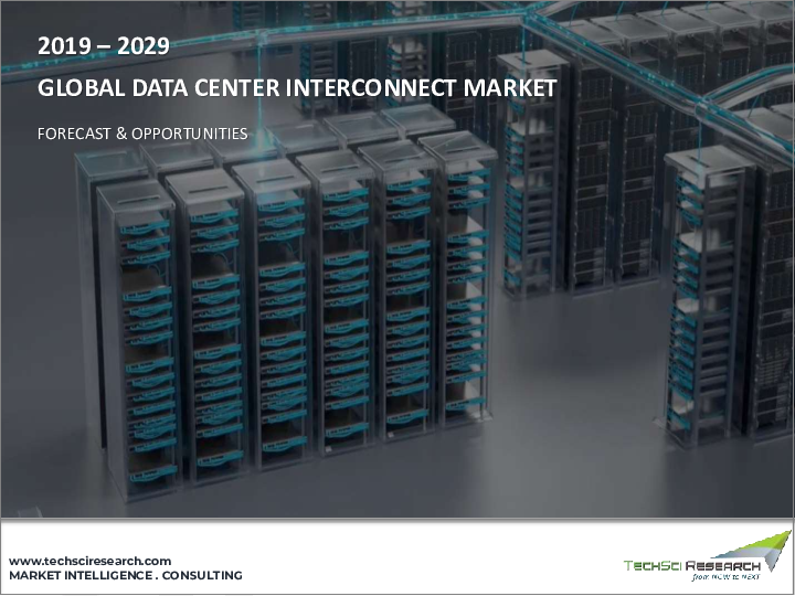 表紙：データセンター相互接続市場- 世界の産業規模、シェア、動向、機会、予測、2018～2028年、タイプ別、用途別、エンドユーザー別、地域別分析