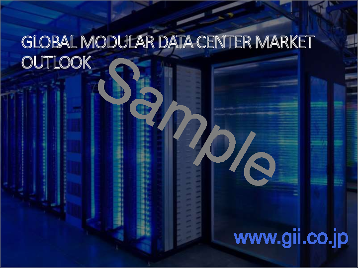 サンプル1：モジュール型データセンター市場- 世界の産業規模、シェア、動向、機会、および予測、2018年～2028年コンポーネント別（サービス、ソリューション）、組織規模別、業界別、地域別、および競合別分析