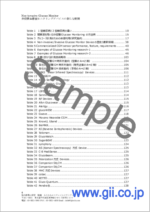 サンプル2：非侵襲血糖値モニタリングデバイスの新たな展開～詳細版：医療機器認証、市場導入、撤退の歴史と今後の動向～