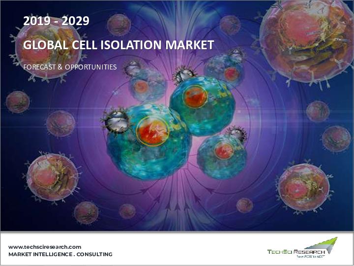 表紙：細胞分離市場- 世界の産業規模、シェア、動向、機会、および予測、2018年～2028年製品別、細胞タイプ別、供給源別、技術別、用途別、エンドユーザー別、地域別、競合別に区分