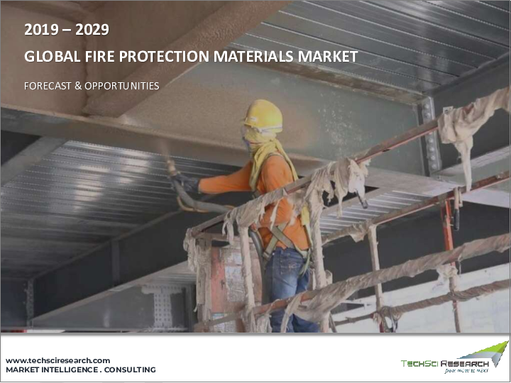 表紙：防火材料市場- 世界の産業規模、シェア、動向、機会、予測：材料タイプ別、用途別、地域別、競合予測・市場競合、2018年～2028年