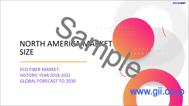 サンプル2：エコファイバーの世界市場 (2023-2030年)：タイプ (有機繊維・リサイクル繊維・再生繊維)・用途 (テキスタイル・不織布・工業用)・エンドユーザー (ファッション&アパレル・家具) 別の規模・シェア・成長分析・予測