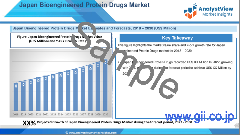 サンプル2：バイオエンジニアリングタンパク質医薬品市場：医薬品タイプ別、疾患別、技術別、国別、地域別 - 産業分析、市場規模、市場シェア、予測（2023～2030年）